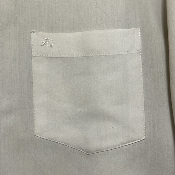 Versace Classic V2 Shirt Vintage Dress Button Down White Embroidered 17 Short - Picture 3 of 11